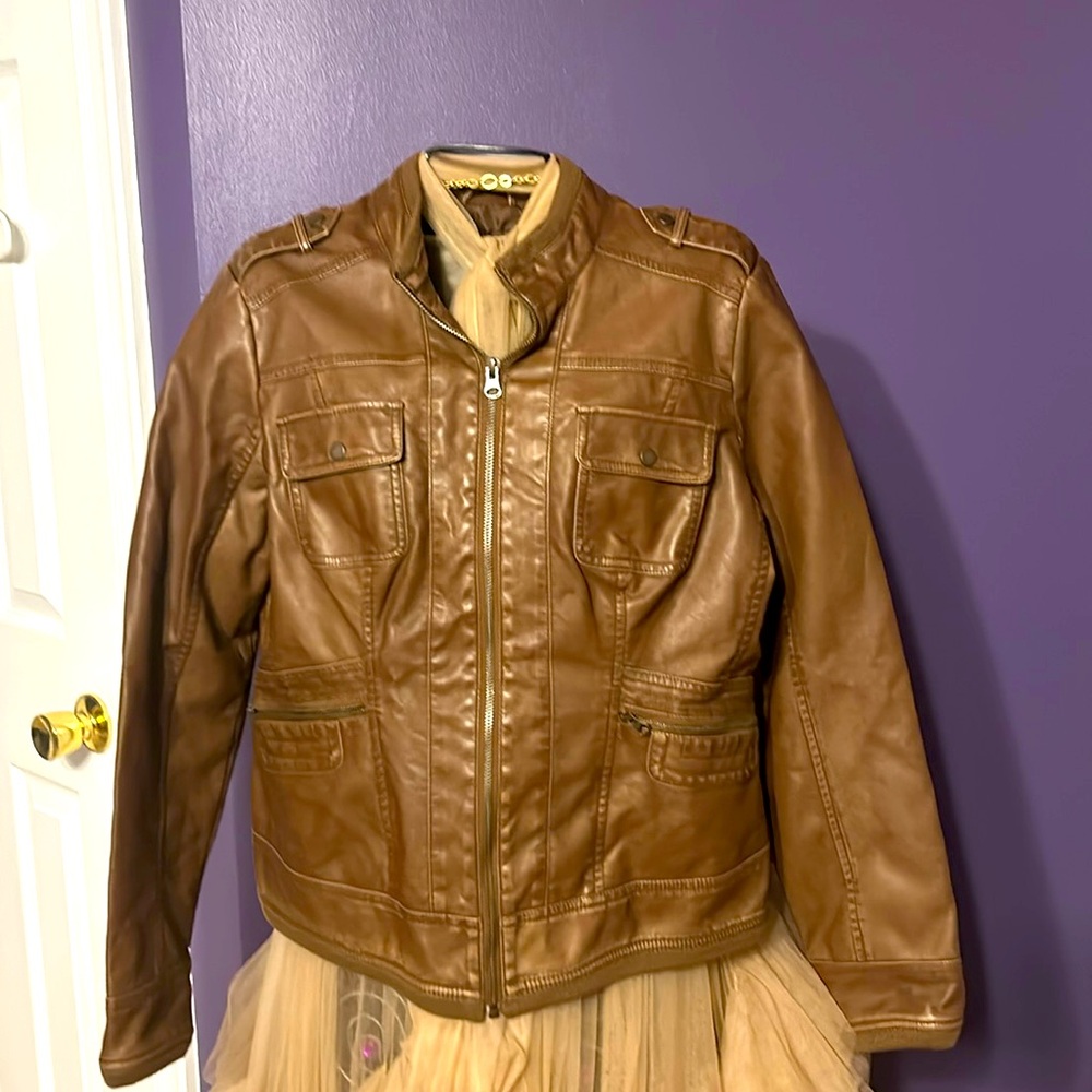 Sonoma Life & Style Imitation leather jacket. Size L